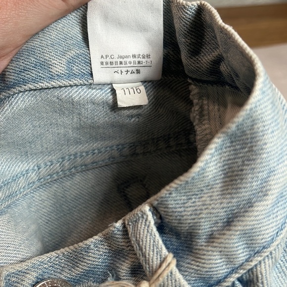 SOLD✨A.P.C.✨ NWT New Standard Light Wash Men’s Size 27 - Picture 11 of 12